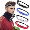 thumbnail image 1 of Paquete de 4 accesorios para el cabello de fútbol, ​​diadema de fútbol, ​​diadema elástica deportiva para niña, diadema estampada, diadema de fútbol, 1 of 5