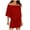 Red, variant on Leesechin Women's Dresses Off Shoulder Ruffles Night Club Bodycon Mini Dress