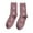 Purple, variant on Arlun 1 Pair Thick Warm Cat Print Casual Socks for Women Cozy Homewear Fashion Warm Medium Tube Socks Fall Winter Comfort Mid-Calf Socks for Daily Wear Navy One Size