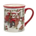 thumbnail image 5 of Certified International  Red Truck Snowman 16 oz. Mugs, Set of 4, 5 of 5