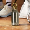 thumbnail image 1 of Botella de agua de plástico de 350 ml con correa - Vaso deportivo portátil para gimnasio y actividades al aire libre, capacidad grande de 11,8 oz, a prueba de fugas, apto para lavavajillas, 1 of 6