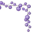 thumbnail image 3 of Vickerman 10' Lavender Pearl Branch Ball Wire Garland., 3 of 4