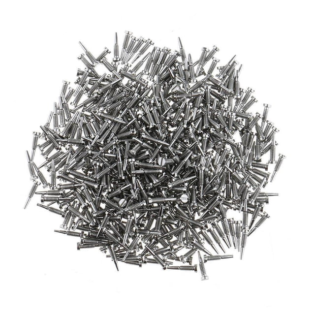 serony 500 Pcs Vis Auto-Tapotantes Petites Vis de Réparation de Montre Vis de Réparation de Lunettes Kit de Réparation de Lunettes 2.0x1.4x7.0mm