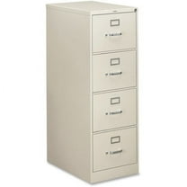 HON 310 Series 4-Drawer Vertical File 18.3" x 26.5" x 52" - 4 x Drawer(S) Legal, Security Lock