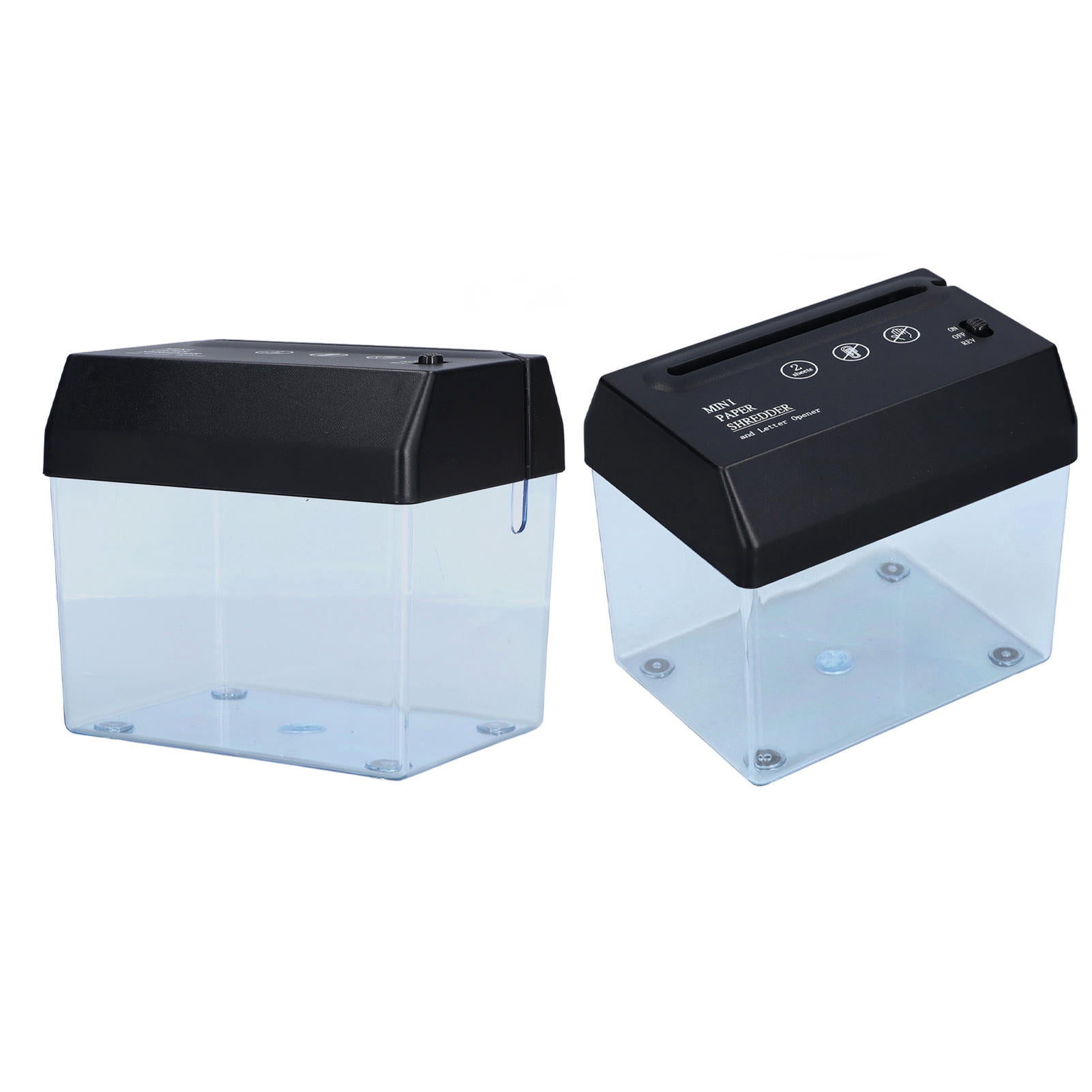 Suodoka Mini Paper Shredder USB Battery Operated Portable A6 Document Cutting Machine for Home Office Privacy Protection