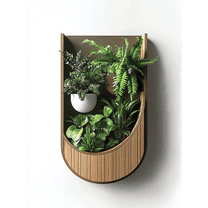 Indoor Green Plants Decor Art Painting/Canvas Print， Botanical Wall Art for Living Room， Bedroom， Office， Kitchen， Dining Room， Hallway Decor， Featuring Ferns and Lush Foliage，171