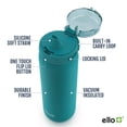 thumbnail image 3 of Botella de agua Ello Cooper 1.2 L de acero inoxidable con pajita Antigua, 3 of 7
