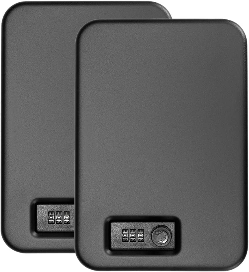 Pistol Safe, Portable Travel Gun Safe, QuickAccess Handgun Lock Box