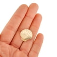 thumbnail image 4 of PinMart's Gold Plated Sea Shell Ocean Animal Lapel Pin, 4 of 5