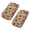 multicolored-Sunflower Rose Floral, variant on SCRAWLGOD Heart Leopard Print Office Chair Armrest Pads for Valentine's Day Non Slip Arm Rest Cushion Replacement Stretch Armrest Elbow Pillow for Elbows and Forearms Pressure Relief