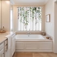 thumbnail image 3 of Sage Green Eucalyptus Kitchen Curtains 63 Inch Length, Aesthetics Floral Farm Foliage Grommet Top Bedroom Living Room Curtains, Light Filtering Cafe Curtain Drapes 2 Panels Set 84''x63'', 3 of 9