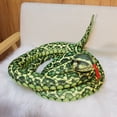 thumbnail image 2 of 110cm/300cm Simulation Long Golden Python Giant Real Snakes Plush Toy Stuffed Snake Plushie Children Boys Gift Home Decoration zhangyuxiang LED, 2 of 2