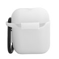 thumbnail image 1 of Funda protectora para auriculares Protector de silicona antipérdida con mosquetón para auriculares IOS 1/2Blanco, 1 of 5