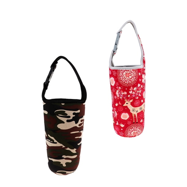 2 portavasos reutilizables y protectores para camping, viajes y pesca. Multi