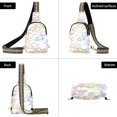 thumbnail image 3 of ALAZA Cartoon Clouds Cute Sling Bag for Women Men Waterproof Crossbody Chest Bags, 3 of 7