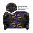 thumbnail image 2 of Gukieu Golden Snake And Purple Rose Print Suitcase Protective Cover, Elastic Zipper Buckle Suitcase Protective Cover, Suitable for Travel, Business Trip-Large, 2 of 7