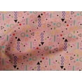 thumbnail image 4 of oneOone Cotton Poplin Peach Fabric Geometric Fabric For Sewing Printed Craft Fabric By The Yard 56 Inch Wide-RPU, 4 of 4