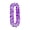 Orchid Purple, variant on 1Pc 41.34" Hawaiian Lei Flower Necklace, Soft Elastic Tropical Garland for Summer Beach Luau Party Decoration, Peacock Blue