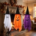 thumbnail image 2 of Halloween Ghost Hanging Decoration, Halloween Spooky Home Party Scene Setting Prop, Halloween Holiday Decor Supplies, Cute Scary Ornament, 2 of 9