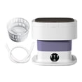 thumbnail image 1 of Comapct Mini Washing Machine Easy to Operate Folding for Drom Camping Hotel 60W Violet, 1 of 9