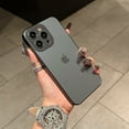 thumbnail image 1 of Apple Phone Case With Dark Mark PC With Lens Protector For iPhone 13 11 15 12 14 Pro Max iPhone Case For iPhone 11 14promax Case Black PC, 1 of 6
