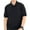 Black, variant on Classics by Palmland Short Sleeve Banded Bottom Polo Shirt with Pocket