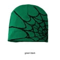 thumbnail image 3 of Minnieouse M Gorro unisex de tela de araña Gorros de moda para todos los gorros de gorro de tela de araña Gorros de punto Gorros Sombreros verde negro, 3 of 6
