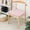 Pink, variant on Ikohbadg Elegant Velvet Chair Covers for Restaurants, Dining Chair Seat Cushions in Elastic Covers