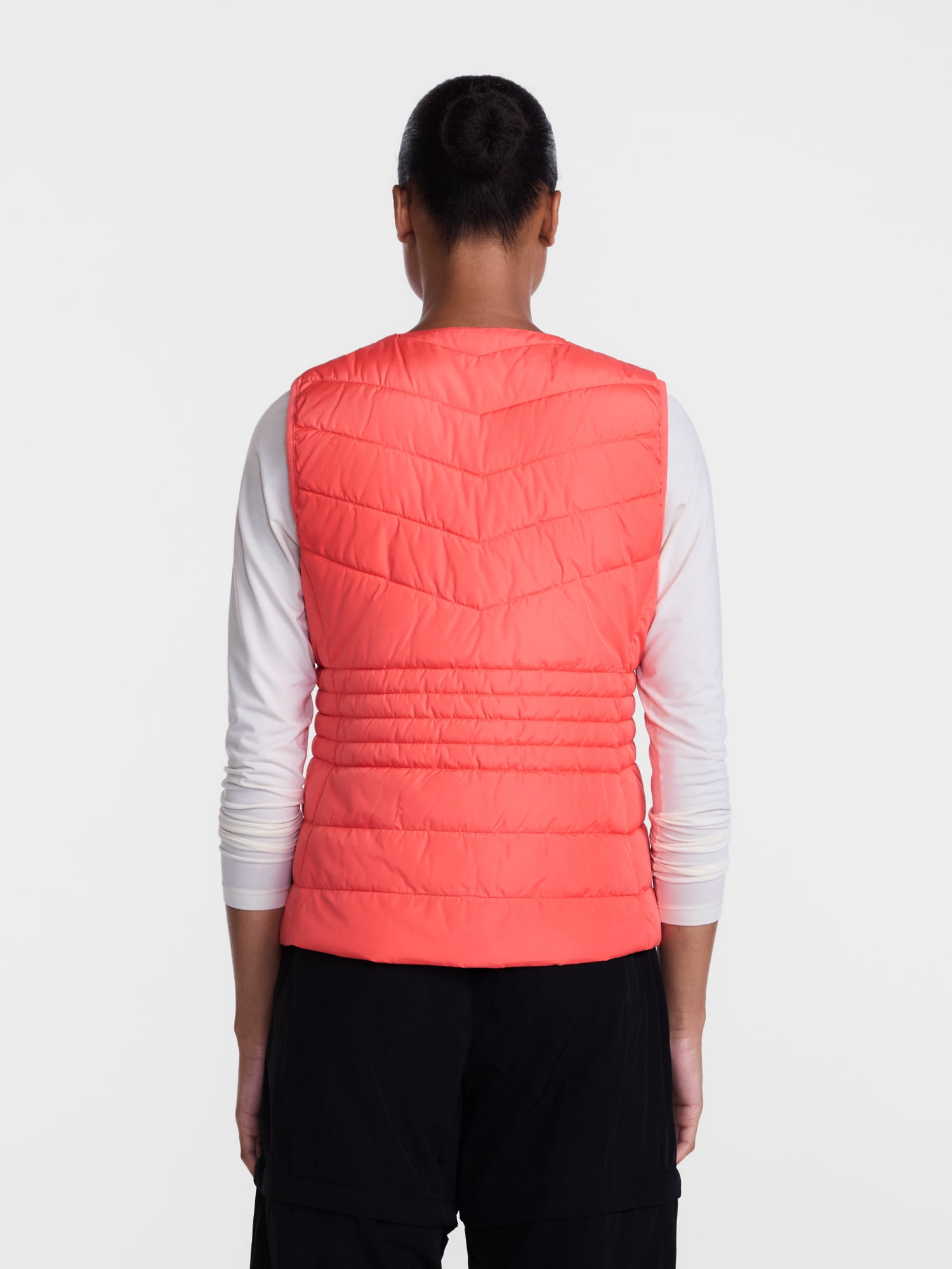 Ozark Trail Women's and Women's Plus Collarless Puffer Vest, Sizes XS-3X