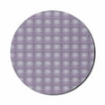 thumbnail image 1 of Abstract Mouse Pad for Computers, Contemporary Pastel Toned Square Diagonals Minimalist Surreal Bohemian, Round Non-Slip Thick Rubber Modern Mousepad, 8" Round, Lavender and Blue Grey, by Ambesonne, 1 of 2