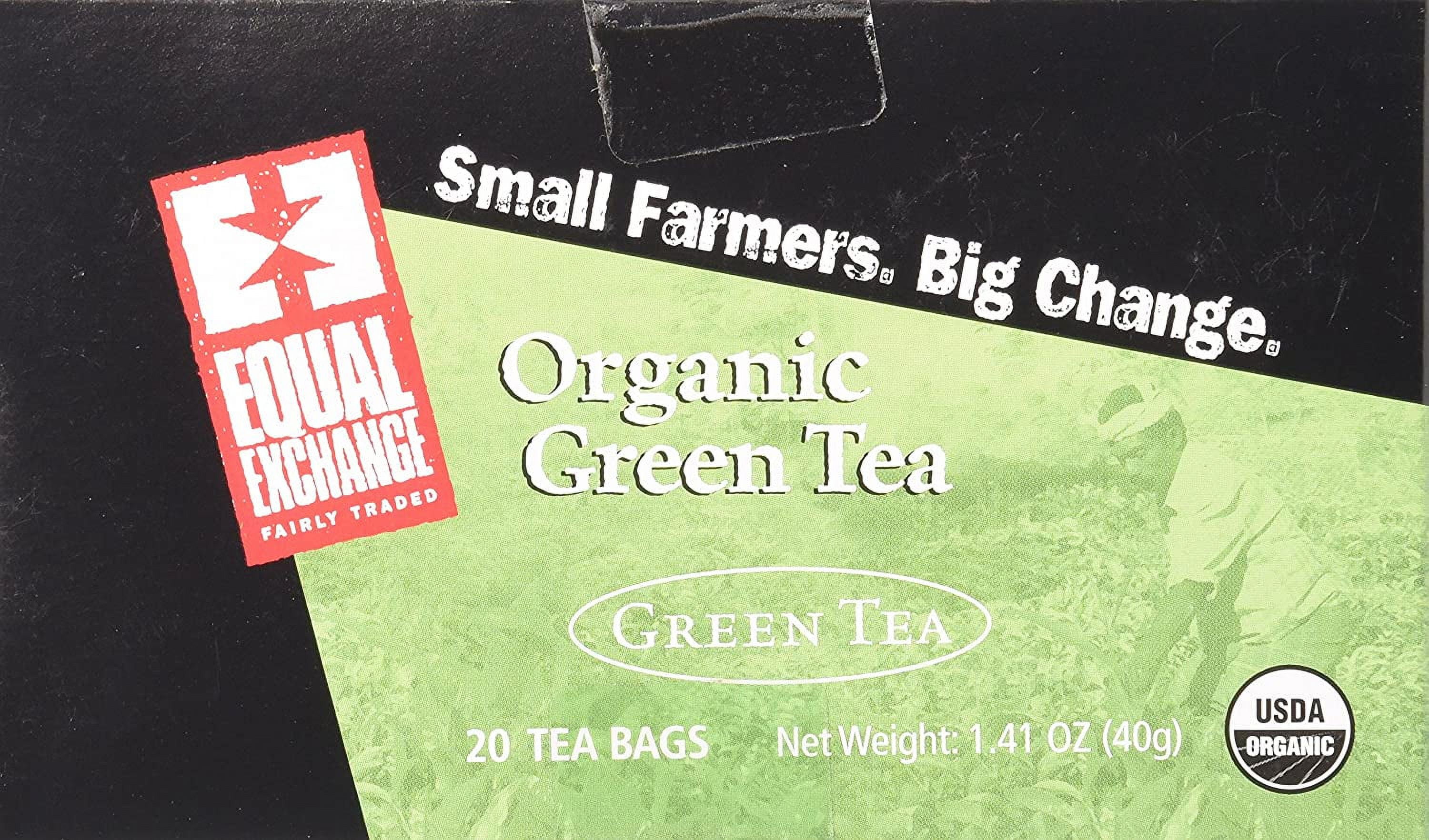 Equal Exchange Organic Green Tea, 20-Count (Pack Of 3)