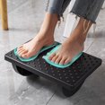 thumbnail image 1 of YAOMOBB Leg Support for under Desk Ergonomic Rocking Foot Rest Foot Massage Rollers Adjustable Angle Posture Support Foot Stool, 1 of 7