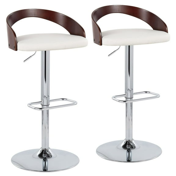 LumiSource Grotto Adjustable Barstool - Set of 2