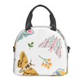 thumbnail image 3 of LNWH Fluttering Butterfly Pattern Lunch Bag, Reusable High Capacity Lunch Box, 3 of 8
