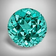 ARENAGEMSJEWELLERY Paraiba Tourmaline Round Cut Loose Gemstone Excellent Cut Calibrated