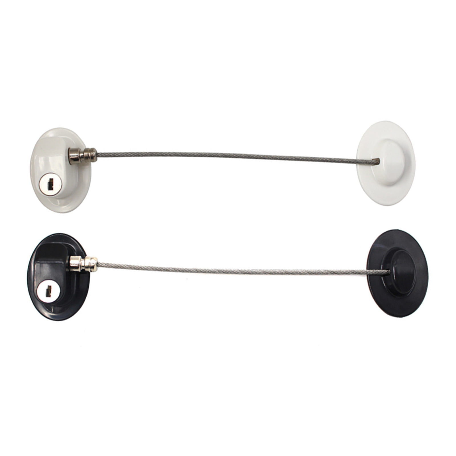 NFTIGB Baby Safety Locks Limit Lock Window Restrictor Children Locking Accessory for Cabinet Fridge Black, 1 Pack