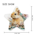 thumbnail image 3 of Star Night Light Auto On/Off Plug-in Wall Light with Light Sensor Warm White LED for Home Party Watercolor Adorable Bunny, 3 of 6