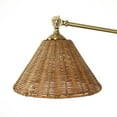 thumbnail image 6 of LEDET Gold Rattan Swing Arm Wall Lamp Adjustable Wall Mounted Sconce (Set of 2), 6 of 6