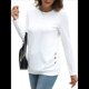 thumbnail image 3 of Camisas de Larga para Mujer, Túnicas, Blusas Holgadas, Elegantes, Cuello Redondo, Suéteres Básicos. L, 3 of 10