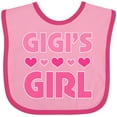 thumbnail image 3 of Inktastic Gigi Girl Granddaughter Girls Baby Bib, 3 of 4
