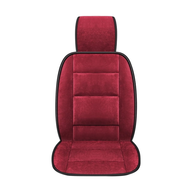 Cagogo under $5 Car Seat Cover, Winter Car Seat Cushion, Short Plush Heated Car Seat Cover, Thickened Warm Pads for Office Chair, Cold Weather Commute, Travel Comfort