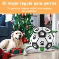 thumbnail image 4 of Pelota De Fútbol Para Perros Pelota Interactiva Para Mascota Xtellar blanco, 4 of 4