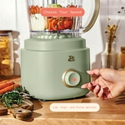 Beautiful 10-Cup Food Processor with Accessories, Sage Green by Drew Barrymore