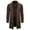 Coffee, variant on WREESH Fashion Cardigan Men's Casual Top Round Knit Sweater Casual Top Long Sleeved Jacket Coat Gray