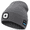 Grey, variant on Bluetooth Beanie with Light for Men, Unique Tech Gifts for Men, Wireless Headphones for Fishing Jogging Working, Christmas Stocking