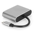 thumbnail image 4 of Mindpure Adaptador 2 en 1 tipo C a interfaz multimedia de alta definición+VGA TP002 con cable adaptador 4K HD para computadora, 4 of 14