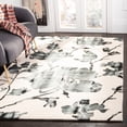 thumbnail image 2 of Safavieh Dip Dyed Grey Contemporary Rug - 4' x 6', 2 of 2