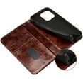 thumbnail image 5 of Compatible with iPhone 12 Pro Max Leather Case,  for iPhone 12 Pro Max Wallet Folio Case with  Closure Kickstand Card Slots Flip Book Cover for iPhone 12 Pro Max 6.7 inch, 5 of 12