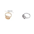 thumbnail image 4 of Jumpingount Base de anillo de latón Reemplazo DIY Moda Ajustable Galvanizado Extremo abierto Accesorios de soporte de color sólido Ropa, zapatos y accesorios Miscelánea Oro, 4 of 6