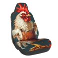 thumbnail image 1 of Wukai Chef Chicken With Beer Bottles Full Set Car Seat Covers with Soft Padding Universal Auto Front Seats Protector and Cushion Mat, 1 of 5